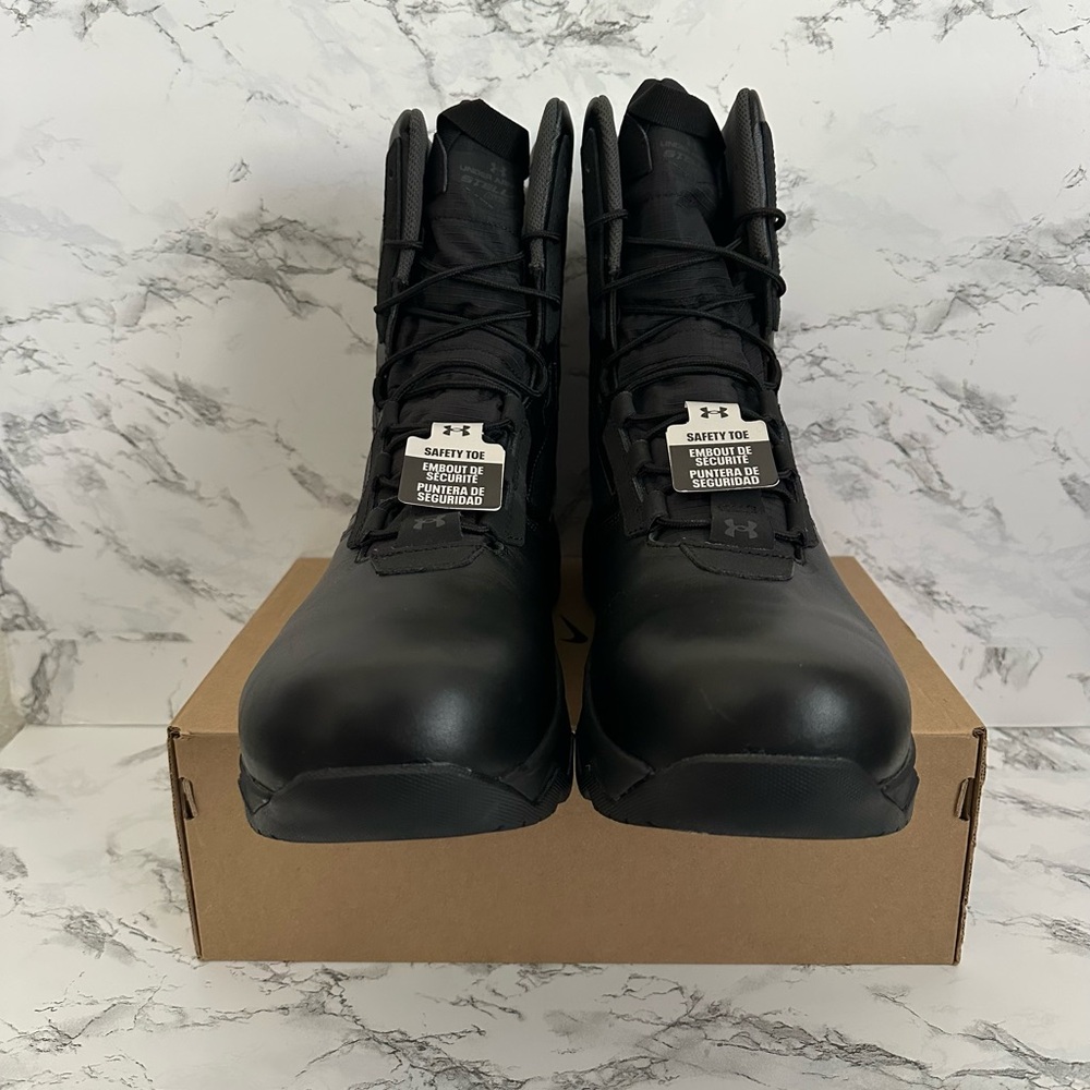 Under Armour UA Stellar G2 8" Protect Tactical Duty Boots 3024947 Men’s Size 12 - Picture 3 of 8